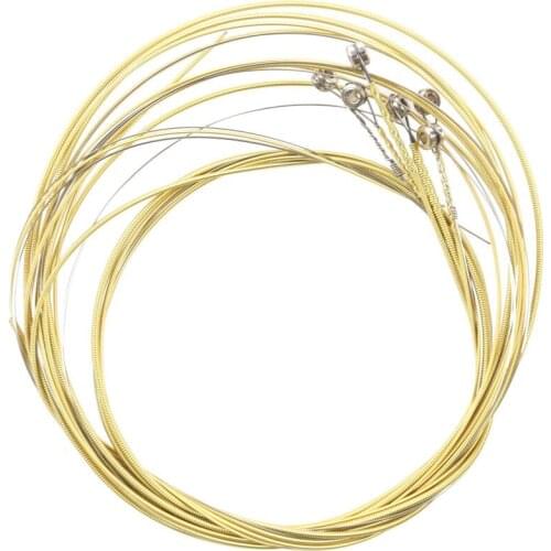 New Replacement 6 Pcs A406 Steel Strings Set for Acoustic Guitar