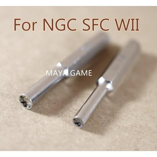 OCGAME 5pairs=10pcs 3.8mm and 4.5mm Gamebit Hex Tool Bit Screwdriver for N64 for NGC for SNES Console for SEGA Game Cartridge