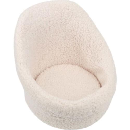 Baby Posing Mini Sofa Arm Chair Pillows Newborn Infants Photography Props Poser Photo Accessories White