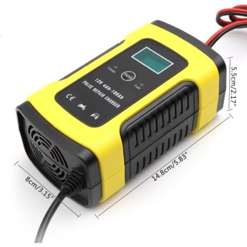 12V 6A LCD Repair Battery Charger Lead-Acid Power Storage Chargers For Car Motorcycle