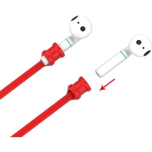 Anti-lost Rope Strap Silicone Earphone String for Hua-wei Freebuds 3 Headphones QXNF