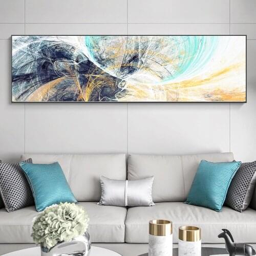 Nordic Abstract Art Canvas Paintings Geometric Line Pictures Wall Art Canvas for Living Room Decoration