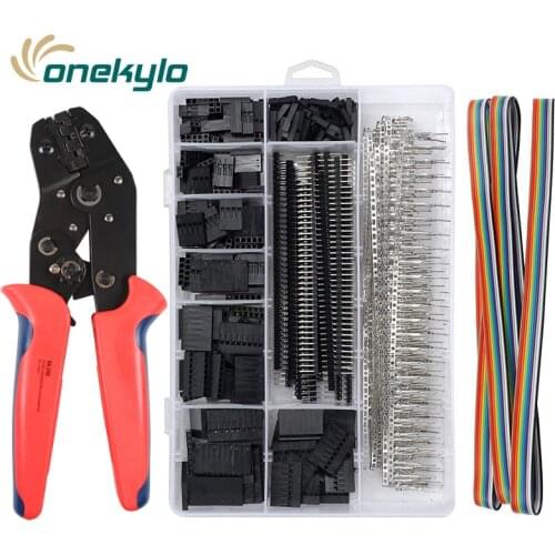 SN-28B 1500PCS Dupont crimping tools for 0.25-1.0mm² Non-insulated Tabs,ATX,EPS,PCIE And SATA Power Pins hand crimper pliers
