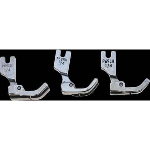 Pipeline Foot P69LH1/8 P69RH1/8 P69LH1/4 Left Side For Juki Singer P69LH Industrial Machine1PCS