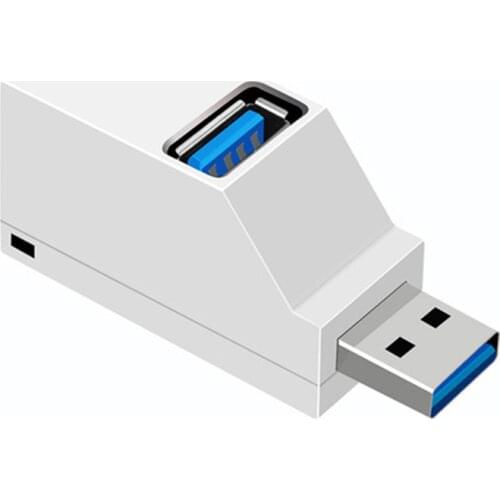 Universal Mini 3 Ports USB 2.0/3.0 Hub Laptop PC High Data Transmission Speed USB Splitter Adapter