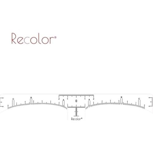 200pcs Microblading Disposable Accurate Ruler Permanent Makeup Tebori Eyebrow Shaping Tools Tattoo Measurement Rulers Sticker