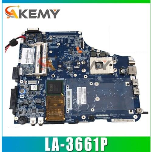 AKEMY Laptop Motherboard for Toshiba A200 A205 K000051480 Mainboard La-3661P intel GM945 mother boards Full Tested