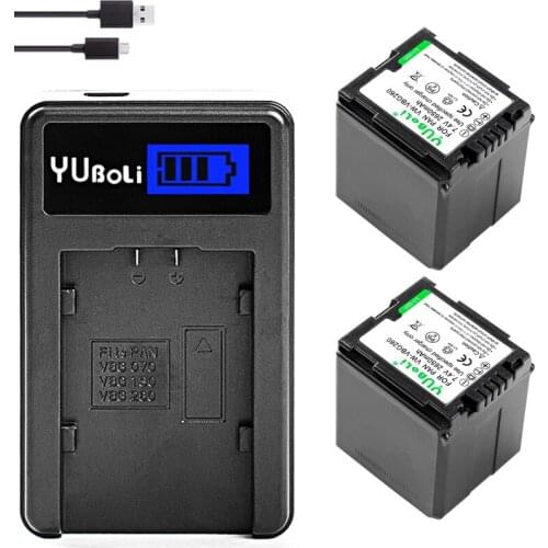 High-Capacity Replacement Rechargeable VW-VBG260 VW VBG260 VWVBG260 Camera Battery For Panasonic HS250 SDR-SD7 HDC-MDH1