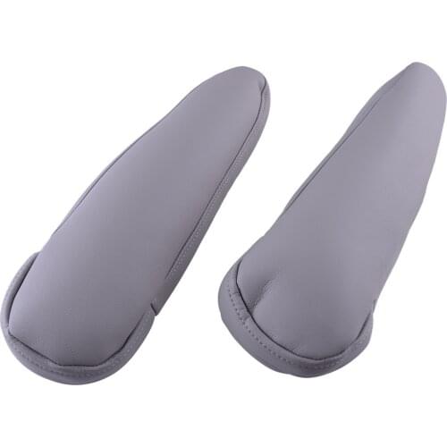 1Pair Car Gray Front Seat Armrest Protector Cover Fit For Toyota Sienna 2011 2012 2013 2014 2015 2016 2017 2018