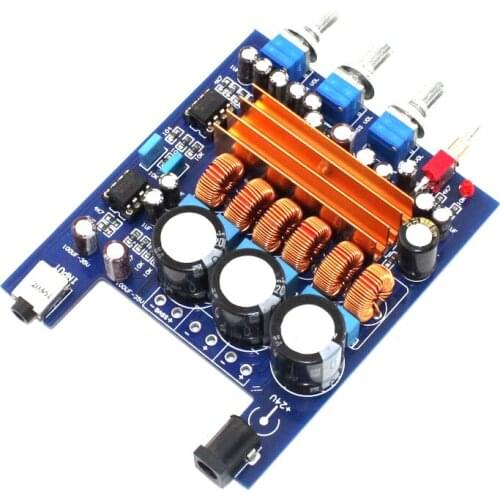 KYYSLB 4A 2*50W+100W 2.1 High Power Digital Power Amplifier Board TPA3116 Use Original TPA3116 NE5532 Chip DC18V To DC24V