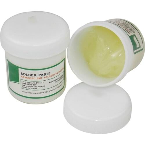 1Pc RMA-218 Lead-Free BGA Solder Flux Paste Solder Welding Assist Tools 100g for SMT Reballing Milky White