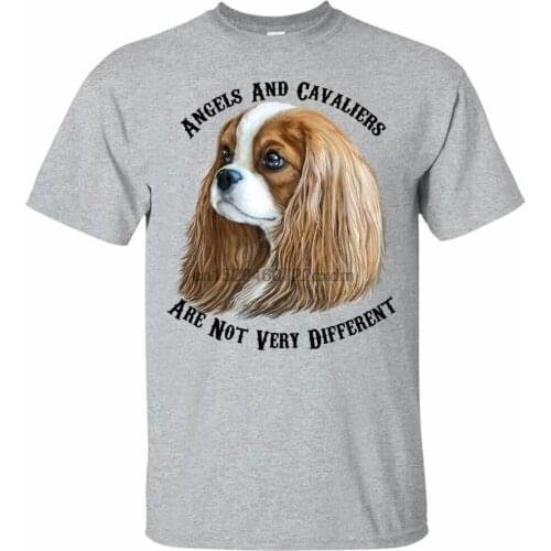 Cavalier King Charles Spaniel Blenheim Angels T-Shirt