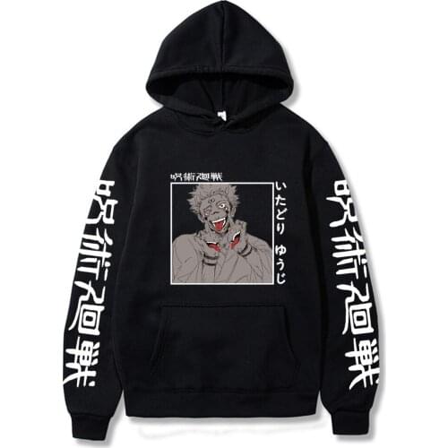 Jujutsu Kaisen Sweatshirt Streetwear Printing Fashion Harajuku Autumn Hoodie Women Man Loose Korean Style