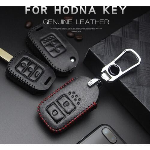 Leather Car Key Case Cover For Honda Civic CR-V HR-V Accord Jade Crider Odyssey Freed Pilot EX EXL Crz BR-V XR-V Vezel Inspire