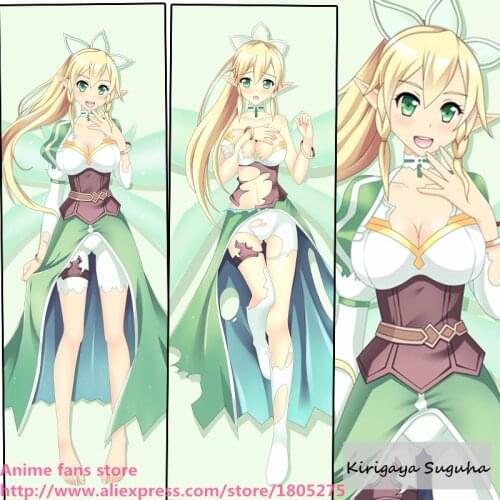 Cute Japanese Anime Sword Art Online Kirigaya Suguha Pillowcase Pillow Case Cover decorative Hugging Body Bedding