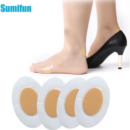 10pcs Heel Sticker Transparent Invisible Anti-friction Foot Gods Pads Shoe Patch Heel Anti-friction Sticker Foot Care Tool