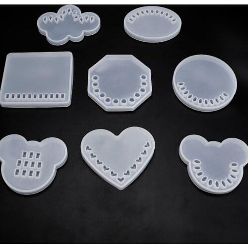 NOT AS LONG diy Crystal Epoxy Octagonal Shift License Plate Mould Creative Digital Stop Sign Moving Vehicle Epoxy Mould Plaster