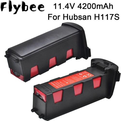 Original for Hubsan H117S 11.4v 4200mAh Battery for Hubsan H117S Zino GPS RC Quadcopter Spare Parts For RC FPV Camera Drones
