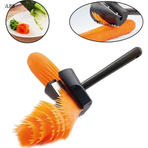 Vegetable Roll Flower Decorative Tool Carrot Carving Roll Peeler Potato Spiral Slicer Kitchen Gadget Fruit Cucumber Salad Cutter