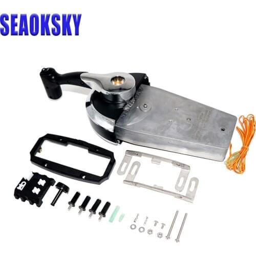 Outboard Remote Control Single Engine Boat Engine Controls for Mercury 8M0059686 Binnacle/Console Top Mount