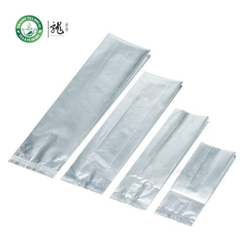 Silver Aluminium Foil Sealed Bag For Tea Vacuum Packaging 50 Pouches 16 x 6 x 4 cm