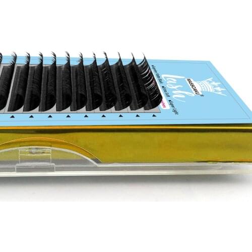 Super Cheaper Faux Matte Deep Black lash individual eyelash extension lashes soft natural eyelash extension for wholesale