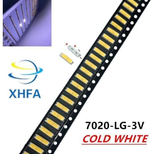 2000PCS/LOT LG LED TV Application Middle Power LED LED LCD TV Backlight LED Backlight 0.5W 7020 3V Cool white TV Application