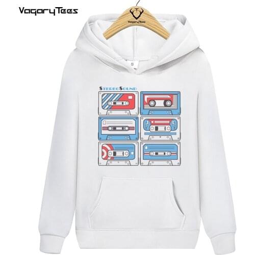 Sounds of the 80s Vintage Graphic Old school Pullovers Forever Stereo Sound Classic Print Sweatshirt Hoodies Unisex Cartoon Tops