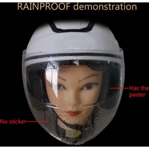 Universal Rainproof Patch Motorcycle Full Face Helmet for Helmets Lens Rainproof Visor F19A