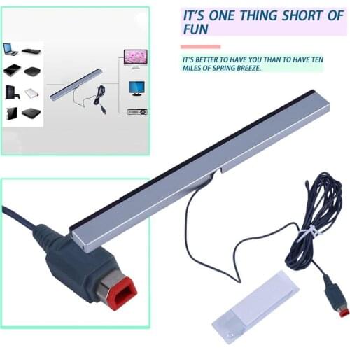 Replacement Infrared TV Ray Wired Remote Sensor Bar Reciever Inductor for Nintend for Wii for Wii U Console
