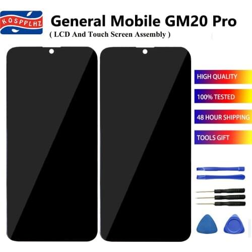 6.3" For General Mobile GM 20 PRO LCD Display + Touch Screen Digitizer Assembly For GM 20 GM20 Pro GM 20Pro Mobile Phone Screens