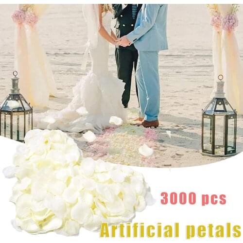3000 PCS Artificial Rose Petals Non-woven Cloth Flower Scatter Petals Flower Decoration for Valentines Wedding Party SDF-SHIP