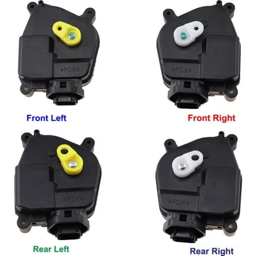 4Pcs/Set Car Door Lock Actuator Front Rear Left Right Side Fit For Hyundai Accent 2006-2011 Kia Rio 95736-1G020 95735-1G020