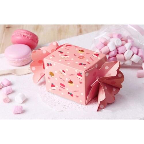 50pcs Wedding Favor Box and Bags Sweet Gift Candy Boxes for Wedding Christmas Jelwery Package Decoration Macaron box