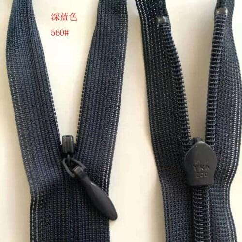 50pcs/lot YKK Lace Invisible Zipper Close End Deep Blue 3# 14Cm 5.5 Inches 2CC Skirt Pocket Dress Seamless Small Pull Locks