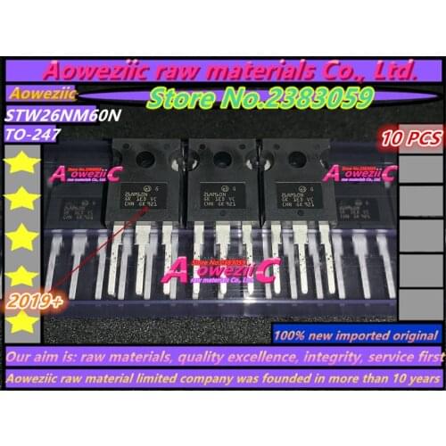 Aoweziic 2019+ 100% new imported original STW26NM60N M26NM60N TO-247 FET 600V 20A