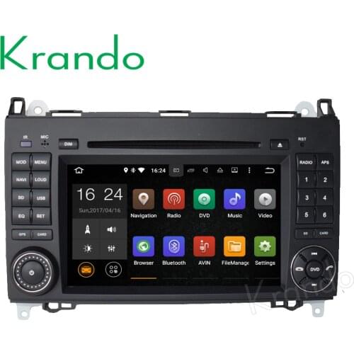 Krando 7" Android 9.0 car GPS navigation for Benz B class W245 2005-2012 FOR Mercedes-Benz Vito 2003-2012 audio radio dvd player