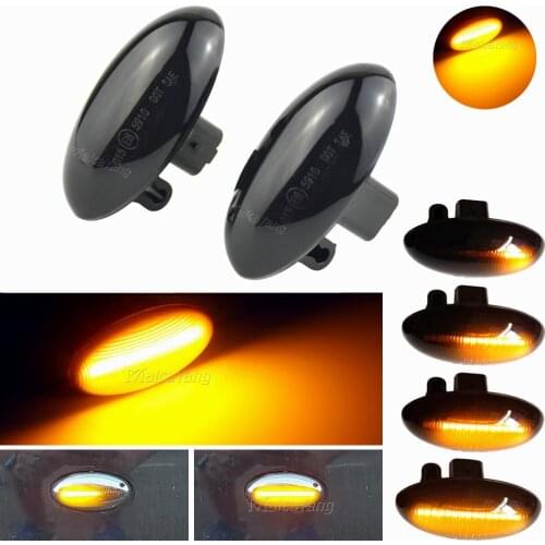 Side Marker Light Sequential Blinker Lamp Led Dynamic Turn Signal Light For Peugeot 307 206 207 407 107 607 1007 Partner Expert