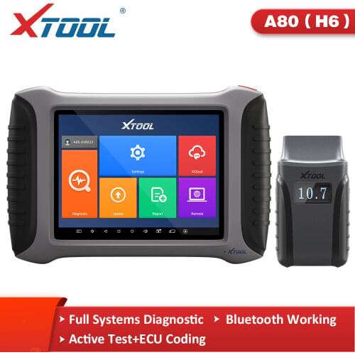 XTOOL A80 Car OBD2 Full System Diagnostic tool With WiFi/Bluetooth-compatible Car Repair Tool Code Reader Scanner Free Update