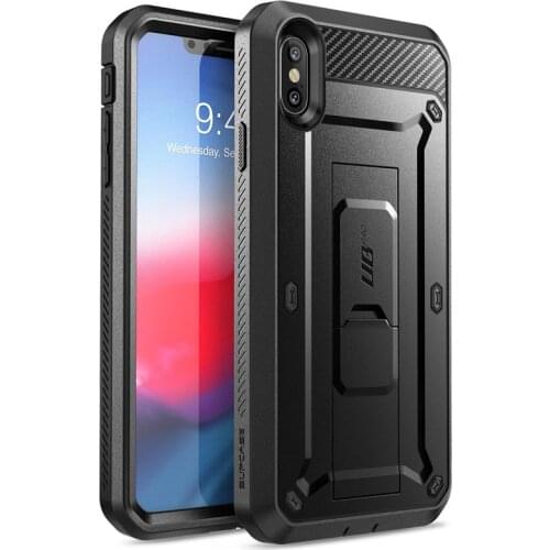 For iPhone Xs Max SUPCASE Case 6.5 inch UB Pro Full-Body Rugged Holster Case with Built-in Screen Protector & Kickstand