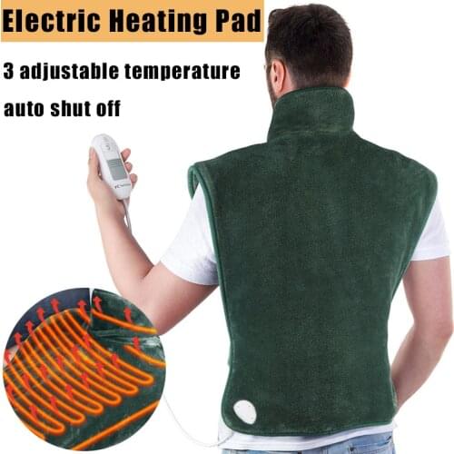 Electric Heating Pad Washabl Thermal Blanket Quilt Heater For Shoulder Neck Back Heating Shawl Wrap 220V Warmer Heated Mat