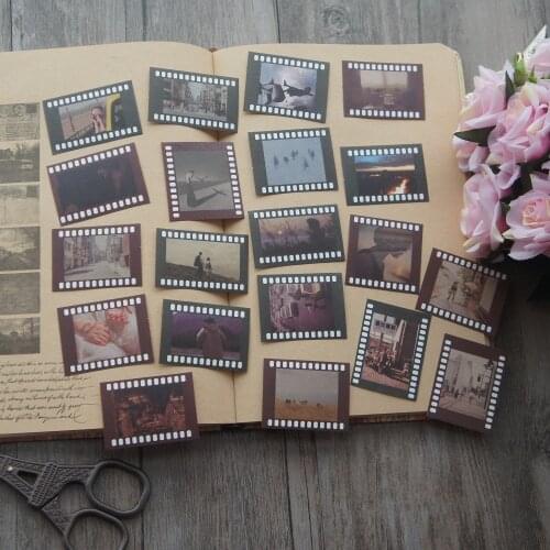 38pcs Photographic film Can Write Design Paper Creative Craft Paper Background Scrapbooking Gift Use