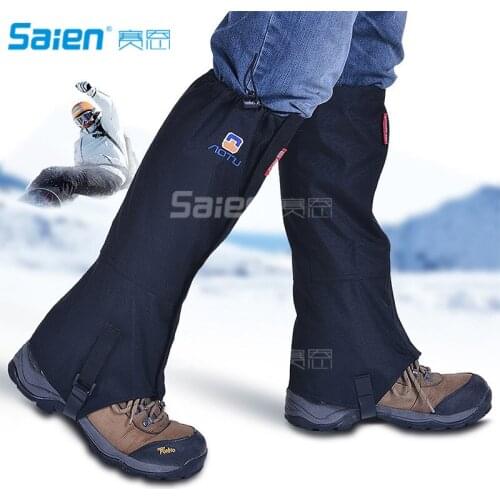 Leg Gaiters Waterproof Snow Boot Gaiters 600D Anti-tear Oxford fabric for Outdoor Hiking Walking Hunting Climbing Mountain