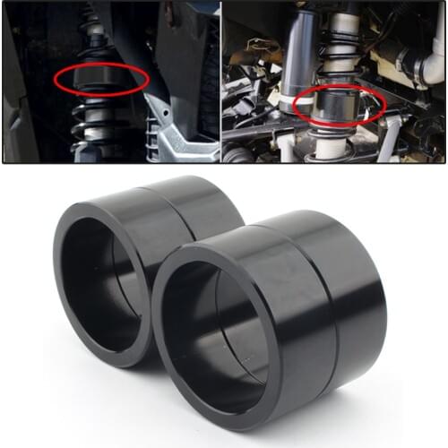 4Pcs 2.5'' ATV Aluminum Lift Spacer Kit for Can-Am Bombardier Outlander 650 800 Models ATV Motorcycles Black