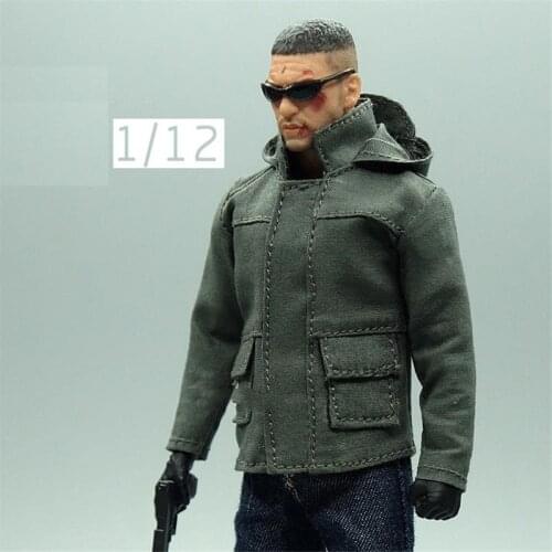 Best Sell 1/12th Fashion Casual Jacket Coat For 6inch DAM 3ATOYS Body Figures Accessories