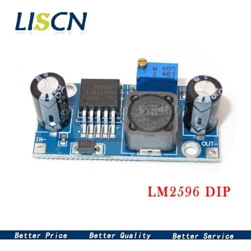 LM2596 LM2596S ADJ DC-DC Step-down Module 5V/12V/24V Adjustable Voltage Regulator 3A(Blue)