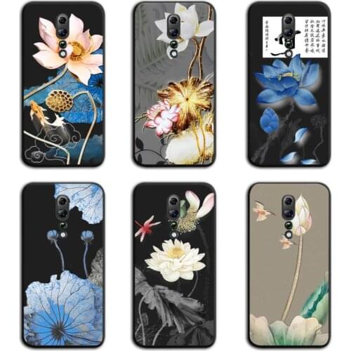 Lotus Magpie Bird Flower Phone Case For Oppo A5 A9 2020 Reno2 z Renoace 3pro A73S A71 F11