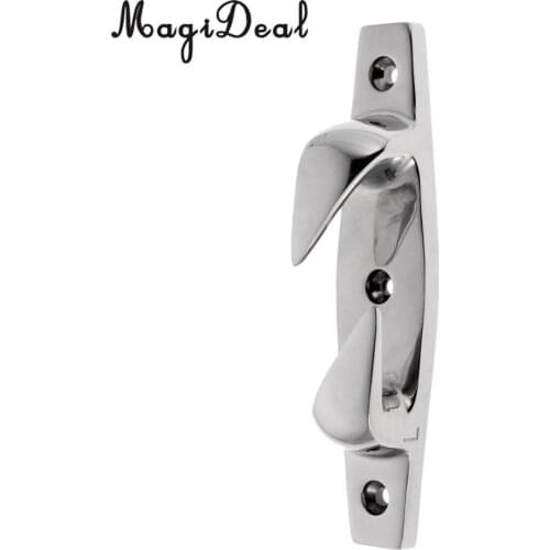 MagiDael Heavy Duty Stainless Steel Handed Fairlead Marine Boat Deck Skene Cleats 6' 154mm Left/Right for Mooring Anchoring Boat