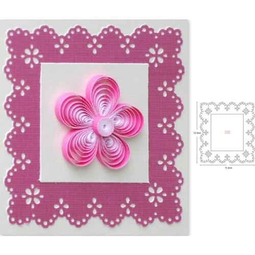 Craft dies metal cutting dies cut die mold lace ptoto frame Scrapbooking dies paper crafts knife mould blade punch stencils dies