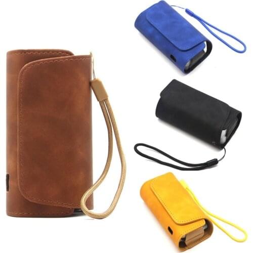 Fashion Flip Double Book Cover Case Pouch Bag Holder Cover Wallet Leather Case For IQOS 3 DUO Outer Case For IQOS Accessories